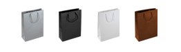Small Matt Paper Bags with Rope Handles-15x20x8cm